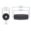 Compatible Replacement Roller Heads for Amope Pedi Perfect Electronic Foot File - Extra Coarse (4X) and Regular Coarse (6X) - Callus Removal - Smooth Feet - Essential Pedicure Accessory - 10 Pack view 3