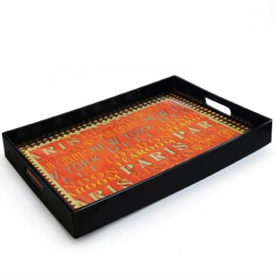 Accents by Jay Tea Room Rectangular Tray