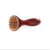 Bass Brushes | Esthetician Grade Facial Brush | 100% Natural Bristle Firm | High Polish Acrylic Handle | Tortoise Shell Finish | Model 704 - TSL view 2