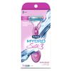Schick Hydro Silk 3 Razors for Women with 2 Razor Blades Refills view 1