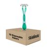 Skintimate 3 Blade Disposable Razor, Sensitive Skin, 4 Count (Pack of 3) - Packaging May Vary view 1