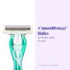 Skintimate 3 Blade Disposable Razor, Sensitive Skin, 4 Count (Pack of 3) - Packaging May Vary view 3