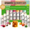 ArtNaturals Organic Beeswax Lip Balm Gift Set - Assorted Flavors with Aloe, Coconut & Jojoba Oils view 1
