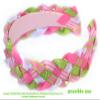 12ct HipGirl Bulk Plain Craft Plastic Headbands for Women's DIY Hair Accessories (1 Wide, White) view 3
