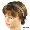 12ct HipGirl Bulk Plain Craft Plastic Headbands for Women's DIY Hair Accessories (1 Wide, White) view 4
