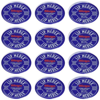 Blistex Lip Medex.25-Ounce (Pack of 12), Moisturizing