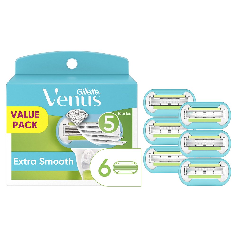 Gillette Venus Embrace Women's Razor Refills, 6 Count