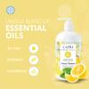 CAPRI ESSENTIALS Hand Soap Liquid, Natural Household Cleaning Supplies, Gentle Plant Based Aromatic Hand Wash with a Blend of Essential Oils, Removes Dirt & Grime, Lemon Verbena Scent, 16 FL Oz view 2