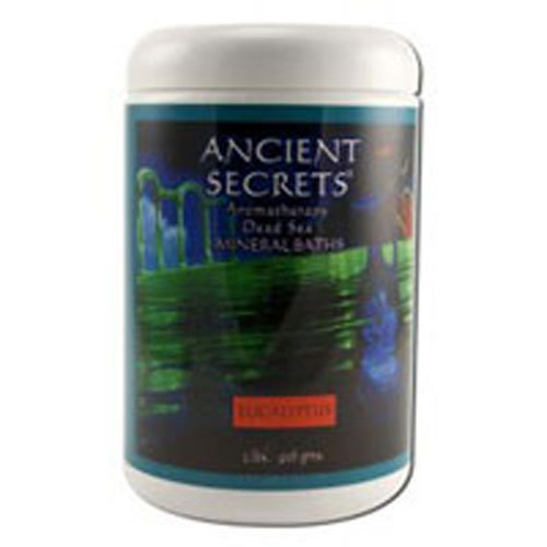 Ancient Secrets Dead Sea Bath Salt Eucalyptus, Eucalyptus 1 Lb (Pack of 3)