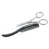 Tweezerman G.E.A.R. Moustache Scissors and Comb, Black view 1