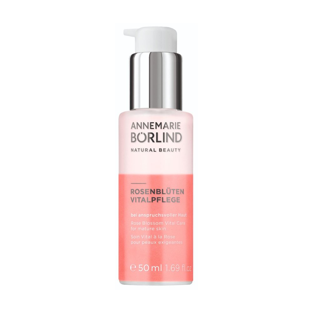 ANNEMARIE BRLIND Rose Blossom Revitalizing Care Sustainably Sourced Anti-Aging Face Serum With Valuable Plant Oils for a Vitalized and Smooth Skin 1.69 Oz