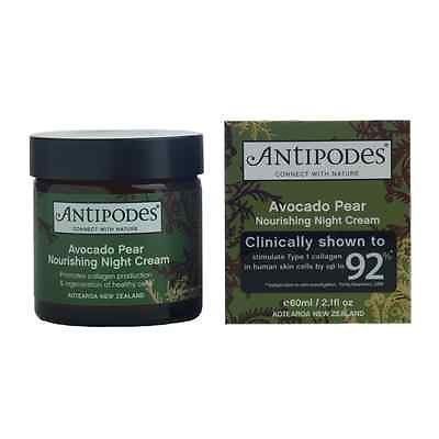 Antipodes Avocado Pear Nourishing Night Cream Orangic Skin Care Dry anti-ageing Good Quality for Everyone Fast Shipping Ship Worldwide