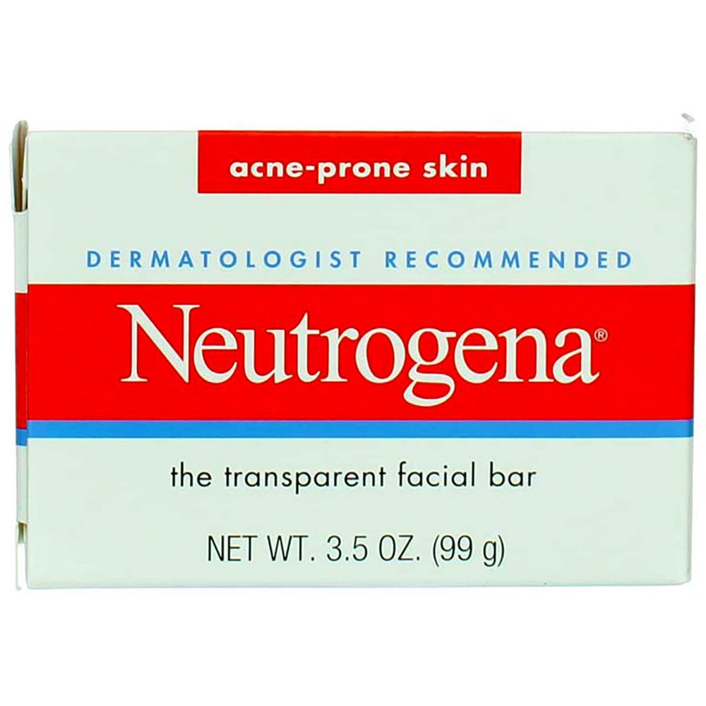 Neutrogena Acne-Prone Skin Formula Facial Bar, 3.5 Ounce (Pack of 10)