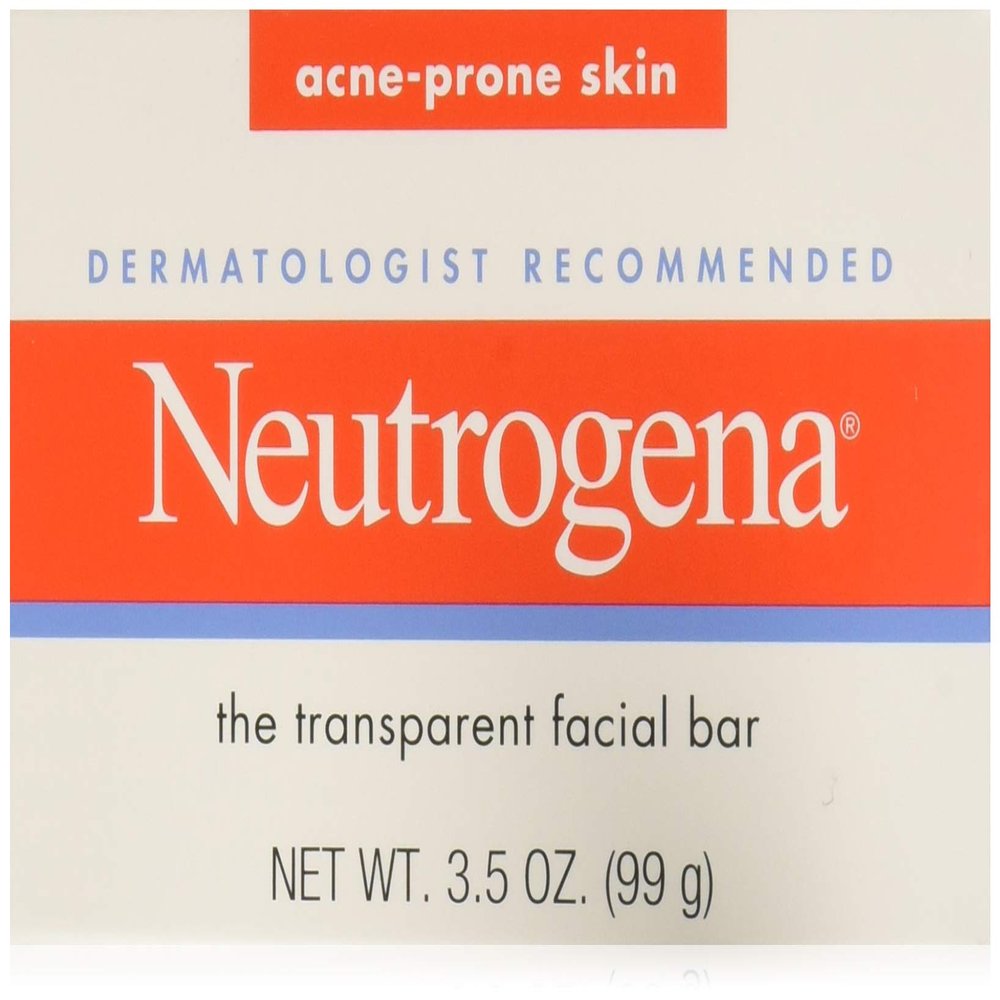 Neutrogena Acne Prone Skin Formula Facial Bar 3.50 oz (Pack of 12)