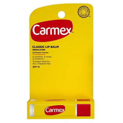 Carmex Click-Stick Moisturizing Lip Balm SPF 15 Original 0.15 oz (Pack of 5)