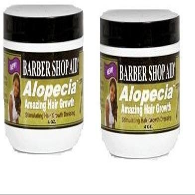 Barber Shop Aid Alopecia Hair Dressing 4 oz. (Pack of 2)