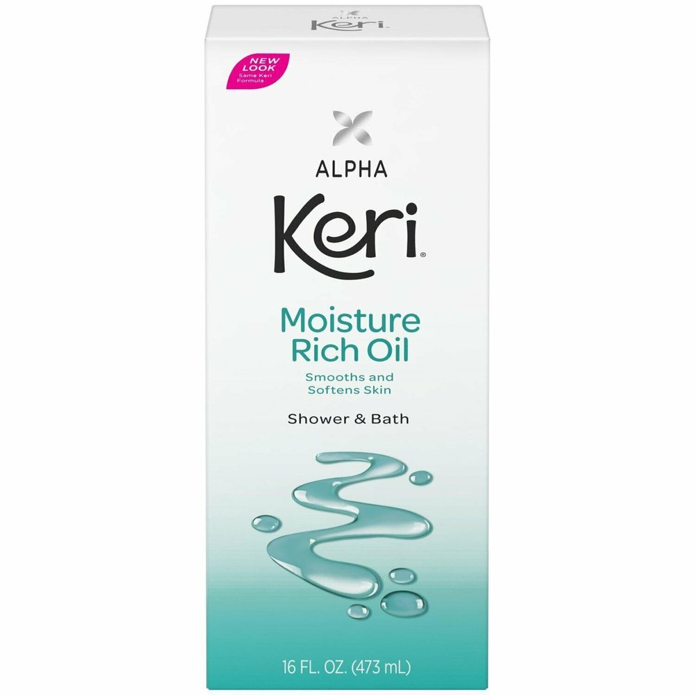 Alpha Keri Shower & Bath Moisture Rich Oil 16 oz(Pack Of 9)