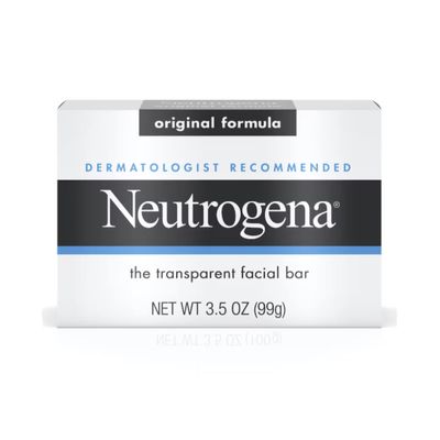Neutrogena The Transparent Facial Bar Original Formula, 3.50 oz (Pack of 12)