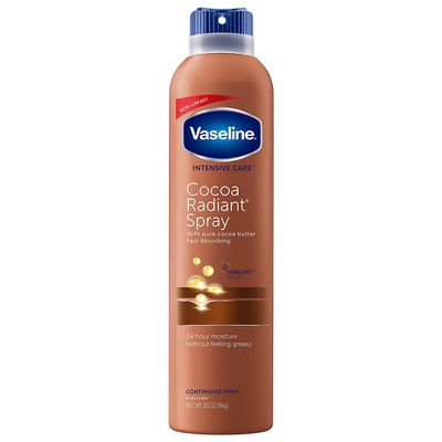 Vaseline Spray & Go Moisturizer, Cocoa Radiant, 6.5 oz (Pack of 11)