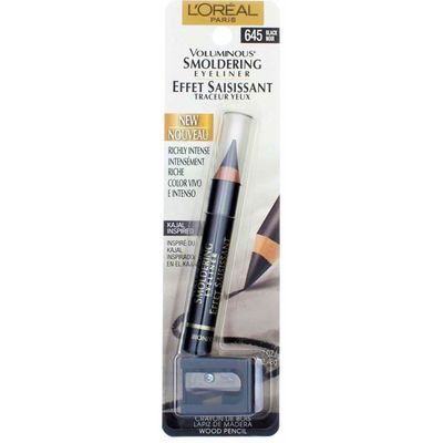 LOreal ParisVoluminous Smoldering Liner, Black [645] 0.09 oz (Pack of 3)