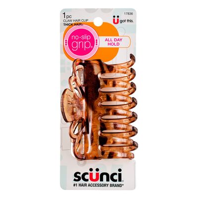 Scunci No Slip Crown Clip for Thick Hair 1 ea (Pack of 12)