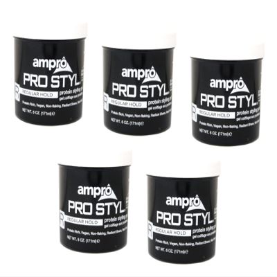 Ampro Pro Style Protein Styling Gel 6 oz (Pack of 5)