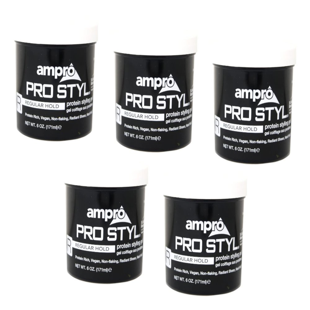 Ampro Pro Style Protein Styling Gel 6 oz (Pack of 5)