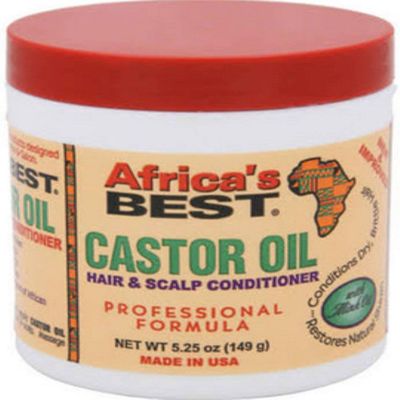 Africas Best Castor Oil Hair & Scalp Conditioner, 5.25 oz (Pack of 5)