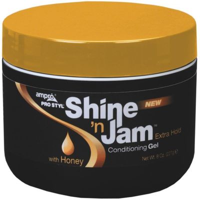 Ampro Shine 'n Jam Conditioning Gel, Extra Hold, 8 oz (Pack of 7)