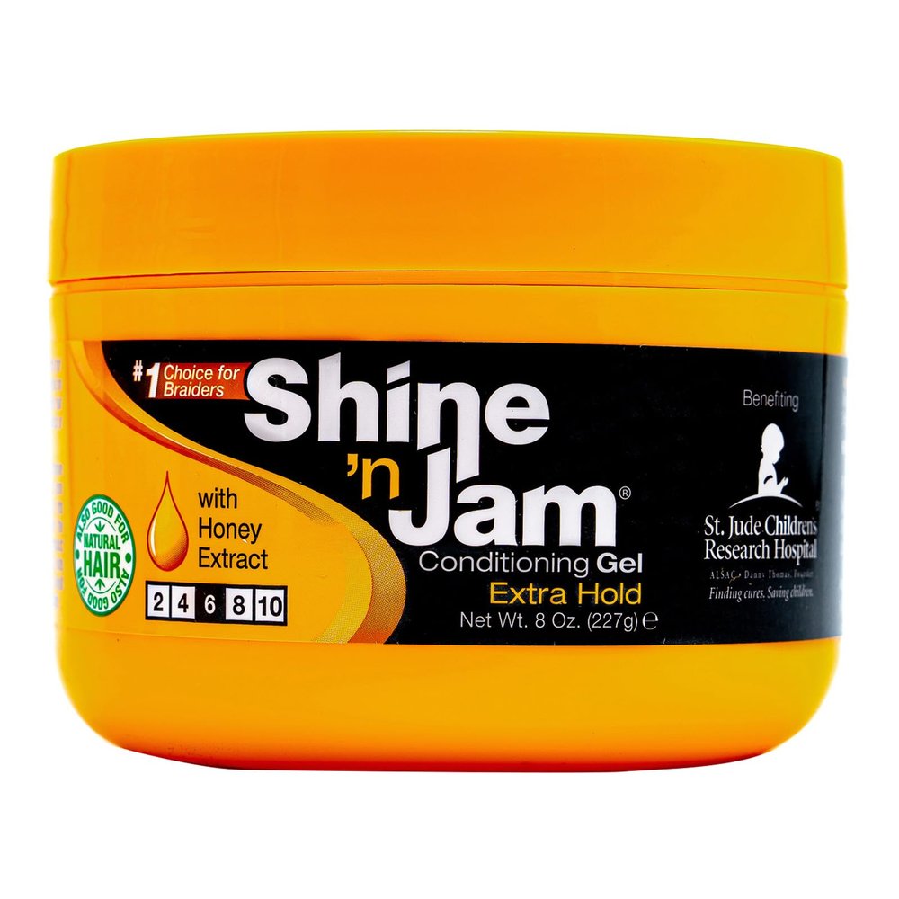 Ampro Shine 'n Jam Conditioning Gel, Extra Hold, 8 oz (Pack of 8)
