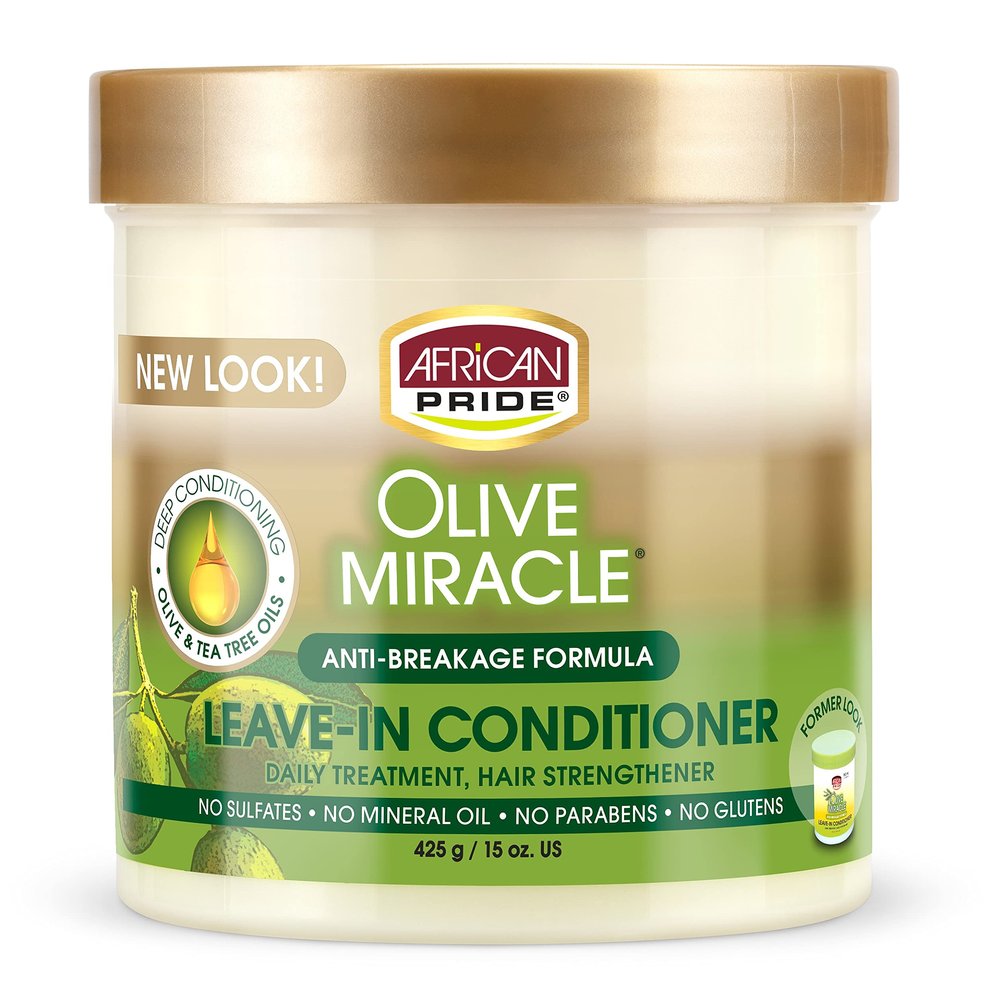 African Pride Olive Miracle Leave-in Conditioner 15 oz (Pack of 10)