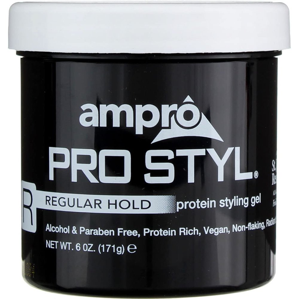 Ampro Pro Styl Clear Ice Protein Styling Gel, Ultra Hold 6 oz (Pack of 2)