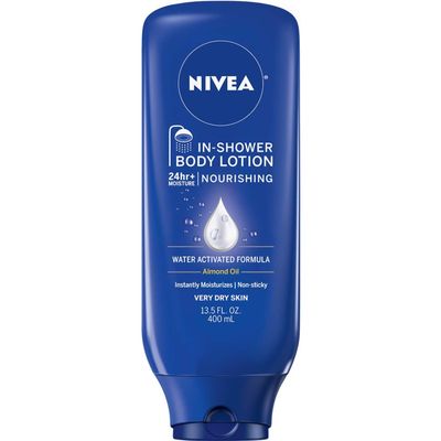 NIVEA In-Shower Body Lotion Nourishing 13.5 oz(Pack of 5)