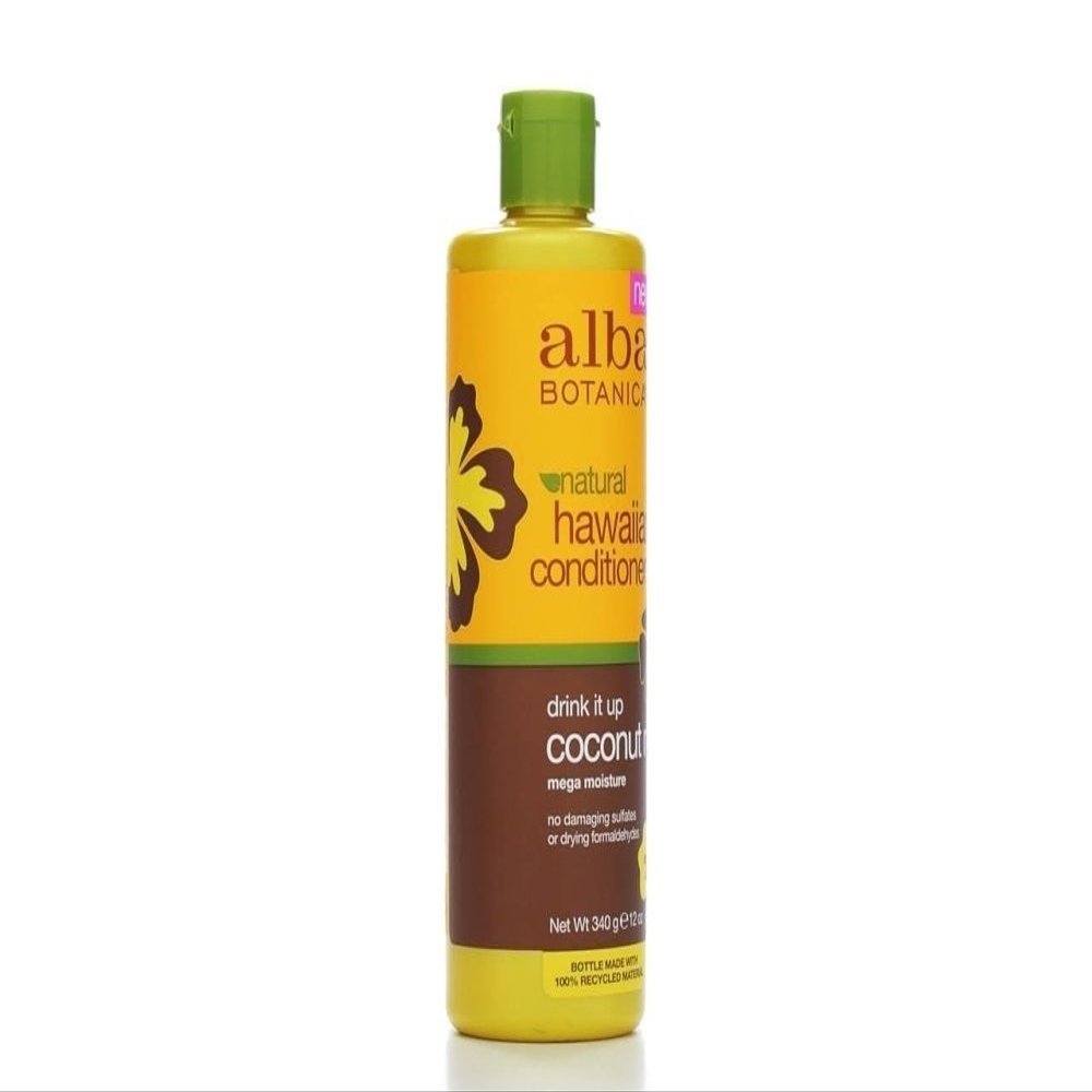 Alba Botanica Natural Hawaiian Conditioner Coconut Milk, 12 oz (Pack of 7)