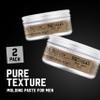 TIGI Bed Head for Men Pure Texture Hair Molding Paste - Use for Texture & Separation - Versatile Cream-to-Paste Fusion - For Men's Hairstyles - Use on Damp & Dry Hair - 2.93 oz (2 Pack) view 2