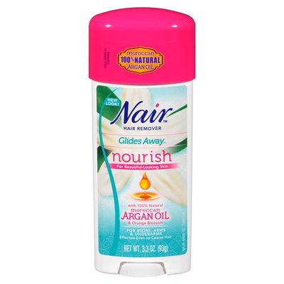Nair Bikini Cream Glides, 16.5 Ounce, 4 Pack - Hair Removal Cream for Bikini Line, Effective on Coarse Hair, 100% Natural, Unisex