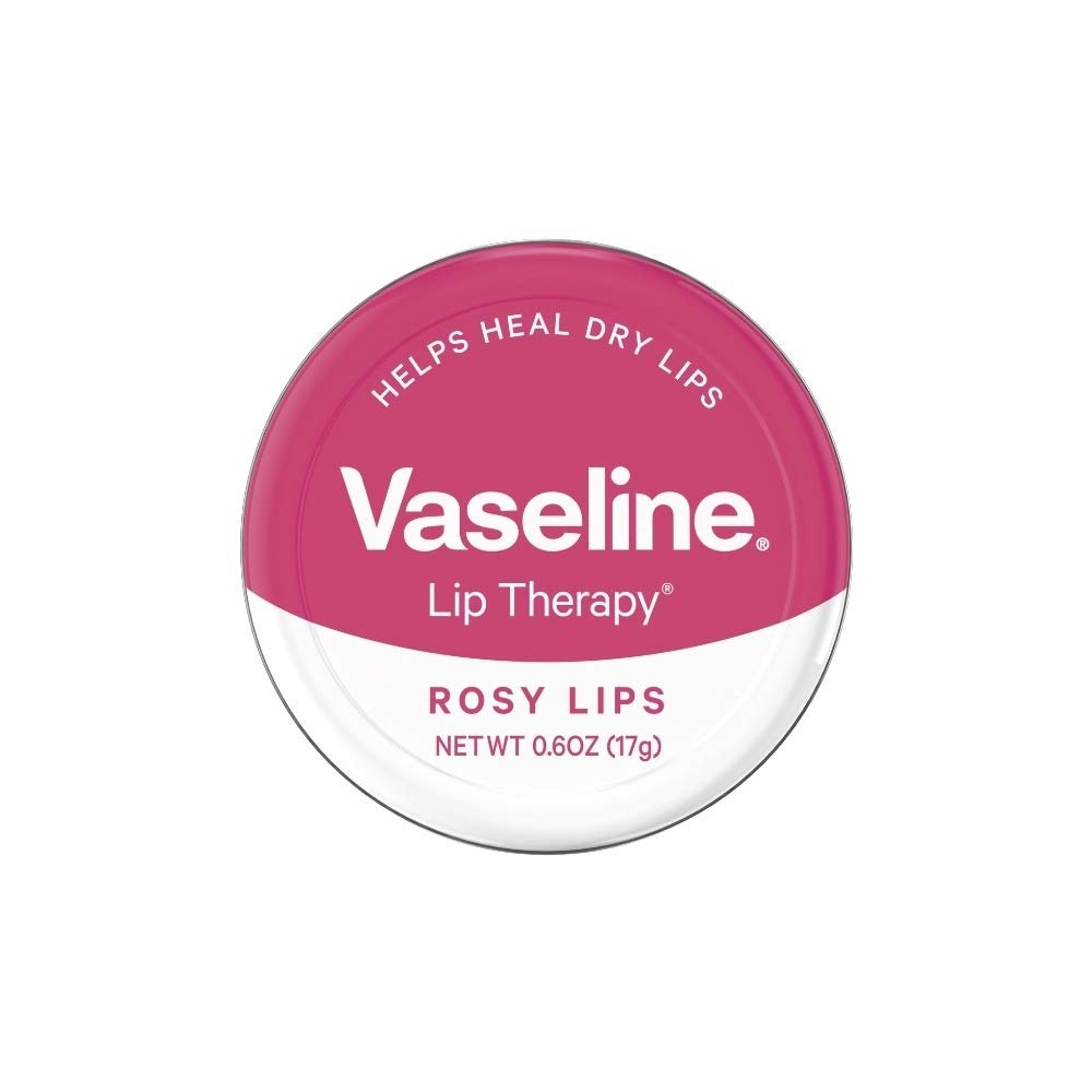 Vaseline Lip Therapy Lip Balm, Rosy Lips 0.6 oz (Pack of 9)