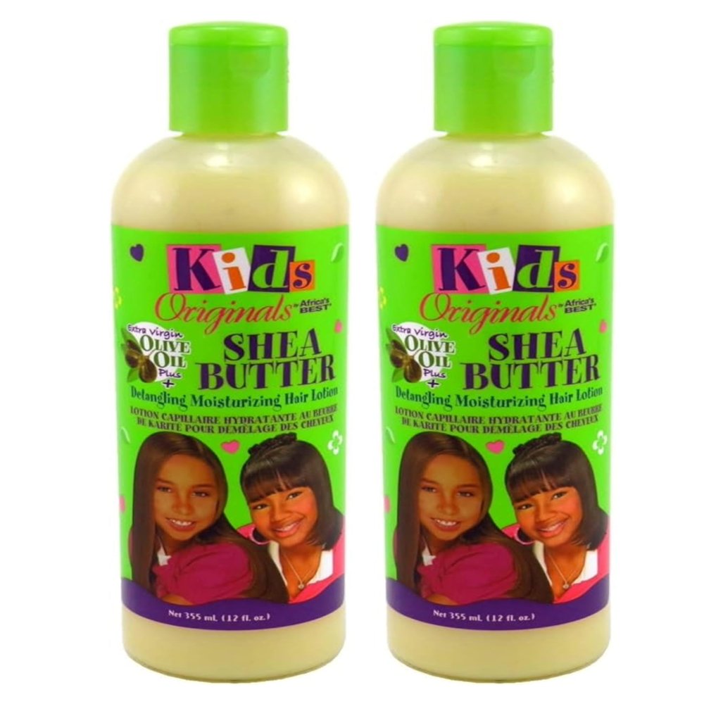 Africas Best Kids Orig Lotion Shea Butter Detangling 12 Ounce (354ml)