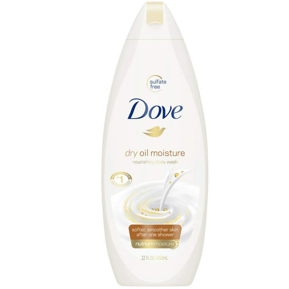Dove Body Wash 22 Ounce Dry Oil Moisture (650ml) (6 Pack)6