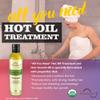Earth's Enrichments Hot Oil Treatment for Dry, Damaged Hair, Hair Growth Serum, Moisturizes, Hydrates, Reduce Shedding and Breakage, USDA Organic, 8oz view 4