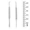 BlueOrchids Pedicure Kit: Ingrown Toenail Tool- Nail File and Lifter Set. Premium Grade Stainless Steel Nail Tools Supplies view 2