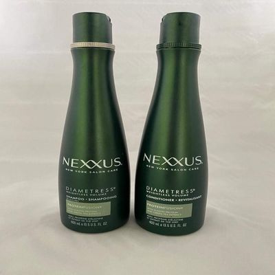 Nexxus Diametress Volumizing Combo Pack, Rebalancing Shampoo + Restoring Conditioner, 13.5 Ounce Each, Packaging May Vary