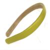 1.5 CM wide lambskin leather headband, handmade in USA comfortable all day hold (Pear) view 1