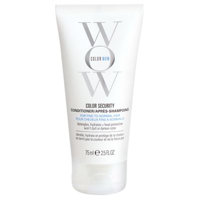 COLOR WOW Color Security Conditioner Fine-to-Normal, 2.5 fl oz  Weightless hydration for fine, thin, fragile hair, Detangles, nourishes + adds shine with Argan Oil, Color safe, Heat protection
