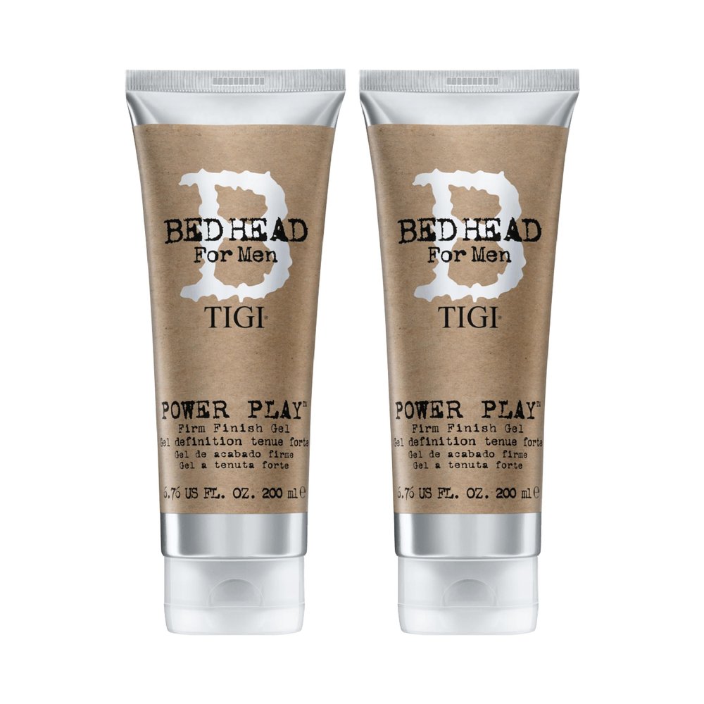 Bed Head for Men by TIGI Power Play Firm Finish Gel 6.76 Oz (Pack of 2)