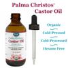 Baar Palma Christos Castor Oil, Organic, 100% Pure, Cold-Pressed, Hexane-Free Products. Helps with Conditions for Hair Growth for Eyebrows, Hair, and Eyelashes. Natural Hair Treatment Oil 2 oz. view 2
