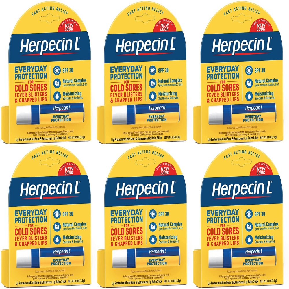 Herpecin L Lip Protectant SPF 30 0.10 oz (Pack of 6)