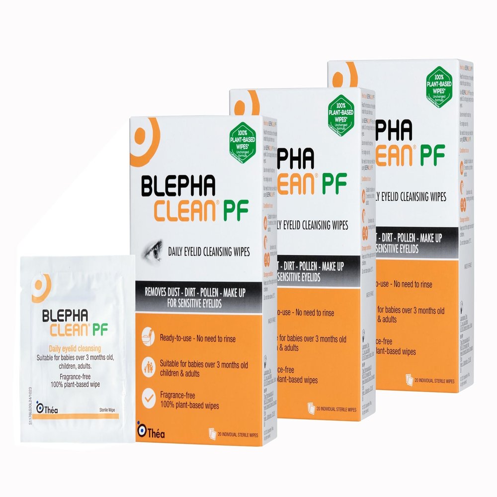 Blephaclean 60 Sterile Eyelid Wipes For Blepharitis Freepost