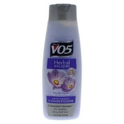 Alberto VO5 Herbal Escapes Free Me Moisturizing Conditioner for Unisex Ounce, Blue, freesia, 12.5 Fl Oz
