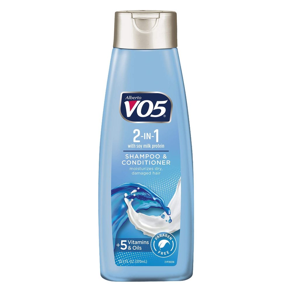 VO5 2-IN-1 Moisturizing Shampoo and Conditioner - 12.5 Fl Oz - Deeply Nourishing Formula Revitalizes Dry and Damaged Hair